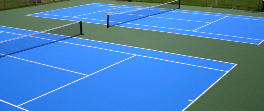 Lines On A Tennis Court