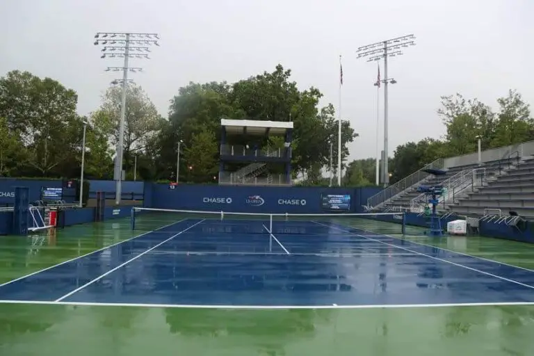 Can You Play Tennis On A Wet Court?