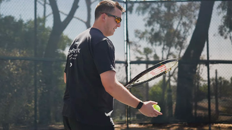 Why do tennis players wear sunglasses?